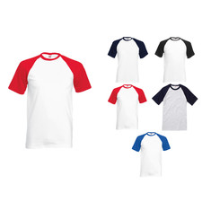 Fruit of the Loom Short sleeve baseball T 61-026-0