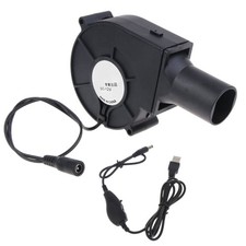 5V 2A Centrifugal Blower Fan BBQ Heating Stove USB Powered  Speed Control