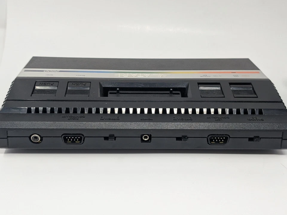 Atari 2600 Junior (Jr.) Console W/ Controllers & All Necessary Cables - Tested - Image 4 of 4