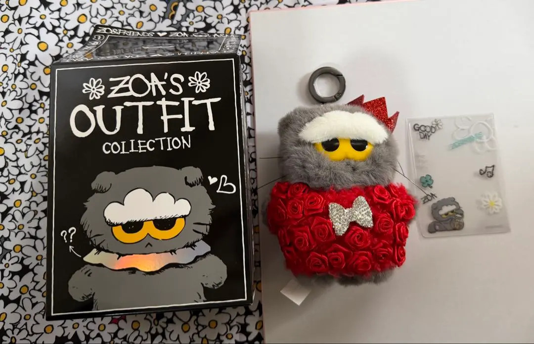 G-Dragon Rare Zoa Secret Red Rose Plush Random Keyring Lucky Shop