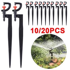10/20pcs 360° Drip Irrigation Garden Watering System Emitter Drippers Sprinkler