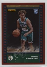 2019 Panini Sticker & Card Collection Red /199 Romeo Langford #92 Rookie RC 1f7d. rookie card picture