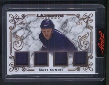 2023 Leaf Ultimate Mats Sundin Hockey Icons relic card #d/25