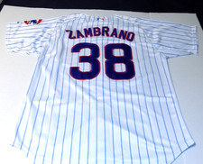 #38 CARLOS ZAMBRANO MAJESTIC PLAYERS JERSEY M...