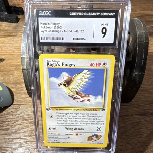 Koga's Pidgey (1st Edition) graded CGC 9 for sale on eBay