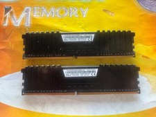 Corsair PC4-21300 32GB 2X16GB DDR4 2666MHz Desktop Memory CMK32GX4M2A2666C16