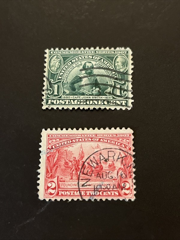 US #328-9 Used Stamps CV$8.50- Lot A-83937