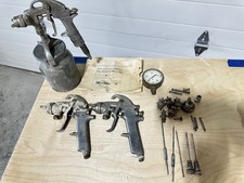 Binks Spray Guns With Accessories Model 16 Models 19 Two Each.