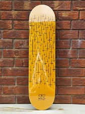 Carve Wicked team logo deck 8.0" Yellow