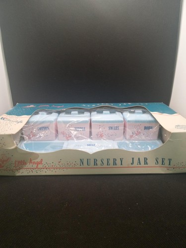 Vintage Clarolyte Plastic Nursery Storage Box Baby Changing Table Set W/ Box