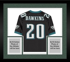 FRMD Brian Dawkins Philadelphia Eagles Signed Mitchell & Ness Black Auth. Jersey
