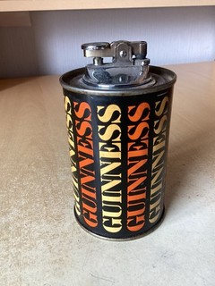 1970s GUINNESS EXTRA STOUT TABLE LIGHTER. GUINNESS ADVERTISING. FOR DISPLAY ONLY