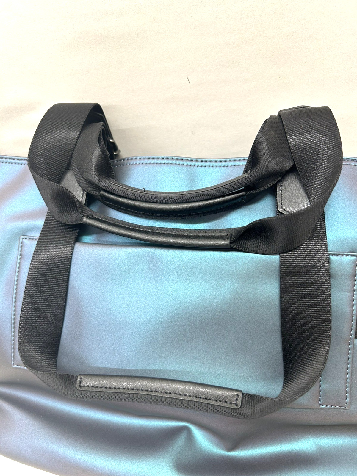 Tumi Devoe Amber Blue Gradient Bottle Laptop Tote… - image 6