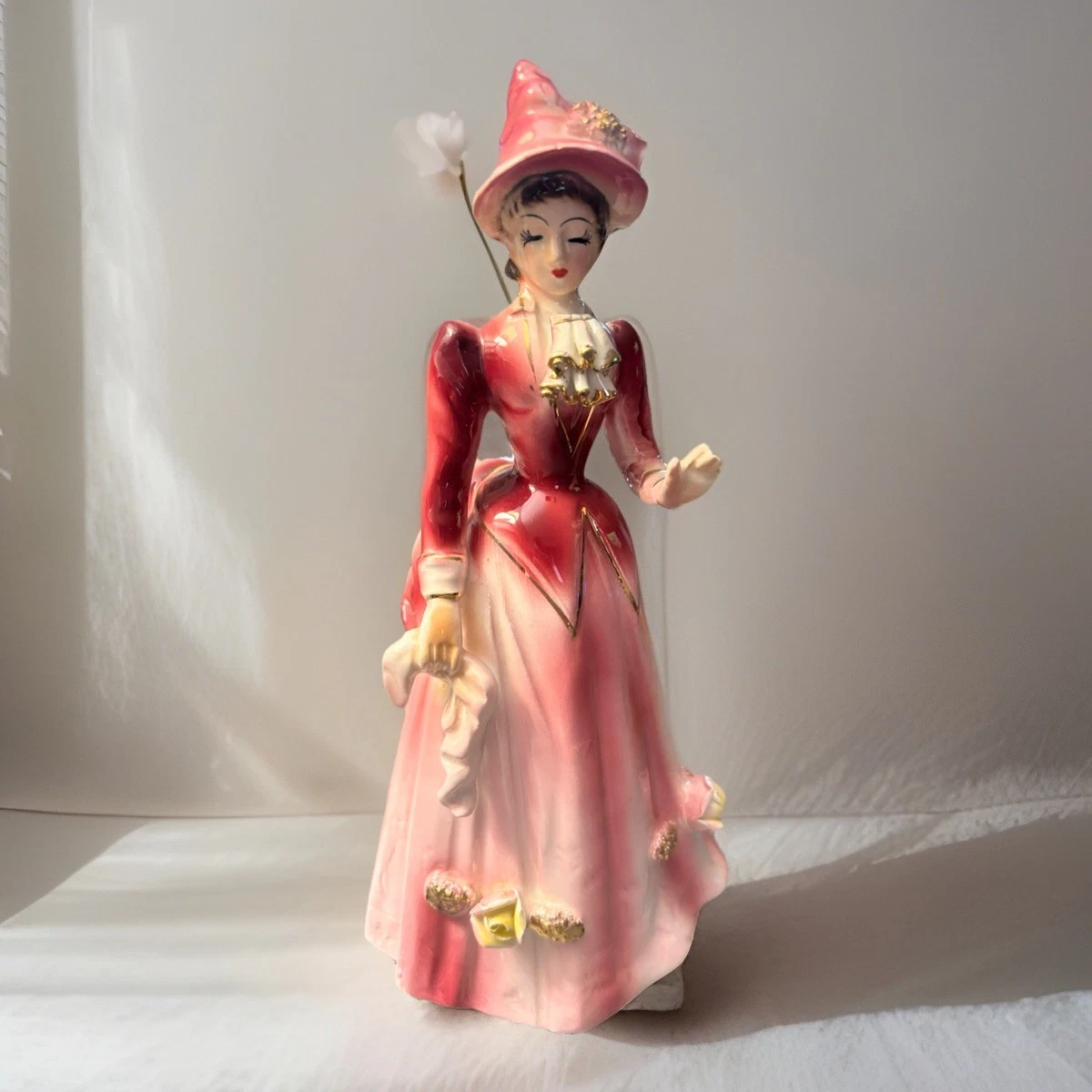 Victorian Woman Figurine In Occupied Japan Collectibles for sale