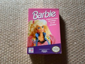 Barbie (Nintendo NES, 1991) - COMPLETE / CIB / BOX / FOAM / MANUAL *TESTED