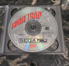 Night Trap Sega CD 1992 Red Box, Original First Print, Complete in Box