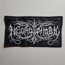 NECROPHOBIC Band Logo SMALL PATCH Embroidered