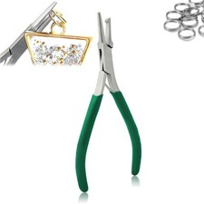 OdontoMed2011 Split Ring Pliers for Jewelry Making, Jump Green Grip