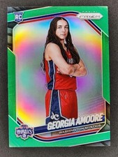 2025 Panini WNBA Prizm GEORGIA AMOORE Rookie Green Prizm #103 Mystics