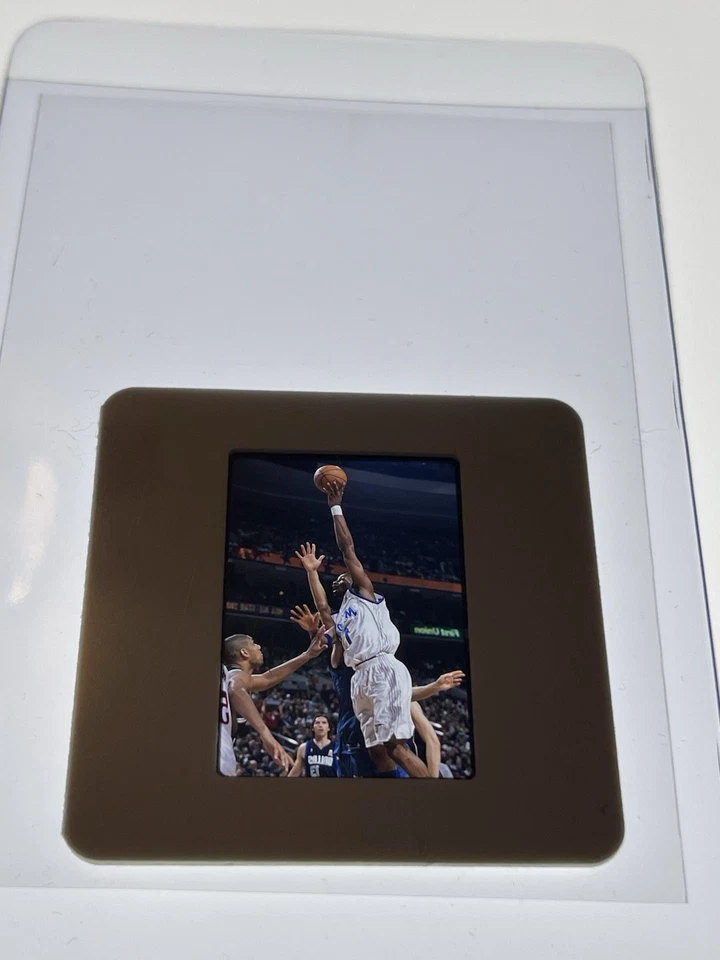TRACY MCGRADY Orlando Magic Vintage Photo Original 35mm Slide Colorido RARO! - Imagem 4 de 4