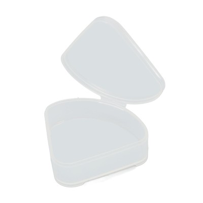 5pcs Powder Puff Storage Box Portable Transparent Triangle Makeup Puff Conta FSK
