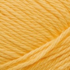 100 Cotton Yarn Medium Size 4 Weaving Knitting Crochet Yellow 120 Yards