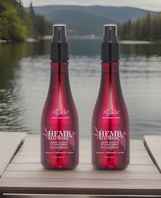 (2) Agadir Hemp & Red Wine Liquid Mousse 8 Fl oz NEW