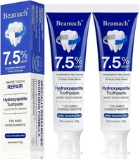 Beamach Hydroxyapatite Toothpaste - Fluoride-Free Nano Hydroxyapatite Toothpa...