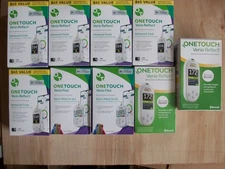 9 ONE TOUCH VERIO MONITORING SYSTEMS, CHECK PICTURES, GOOD SEALED BOXES