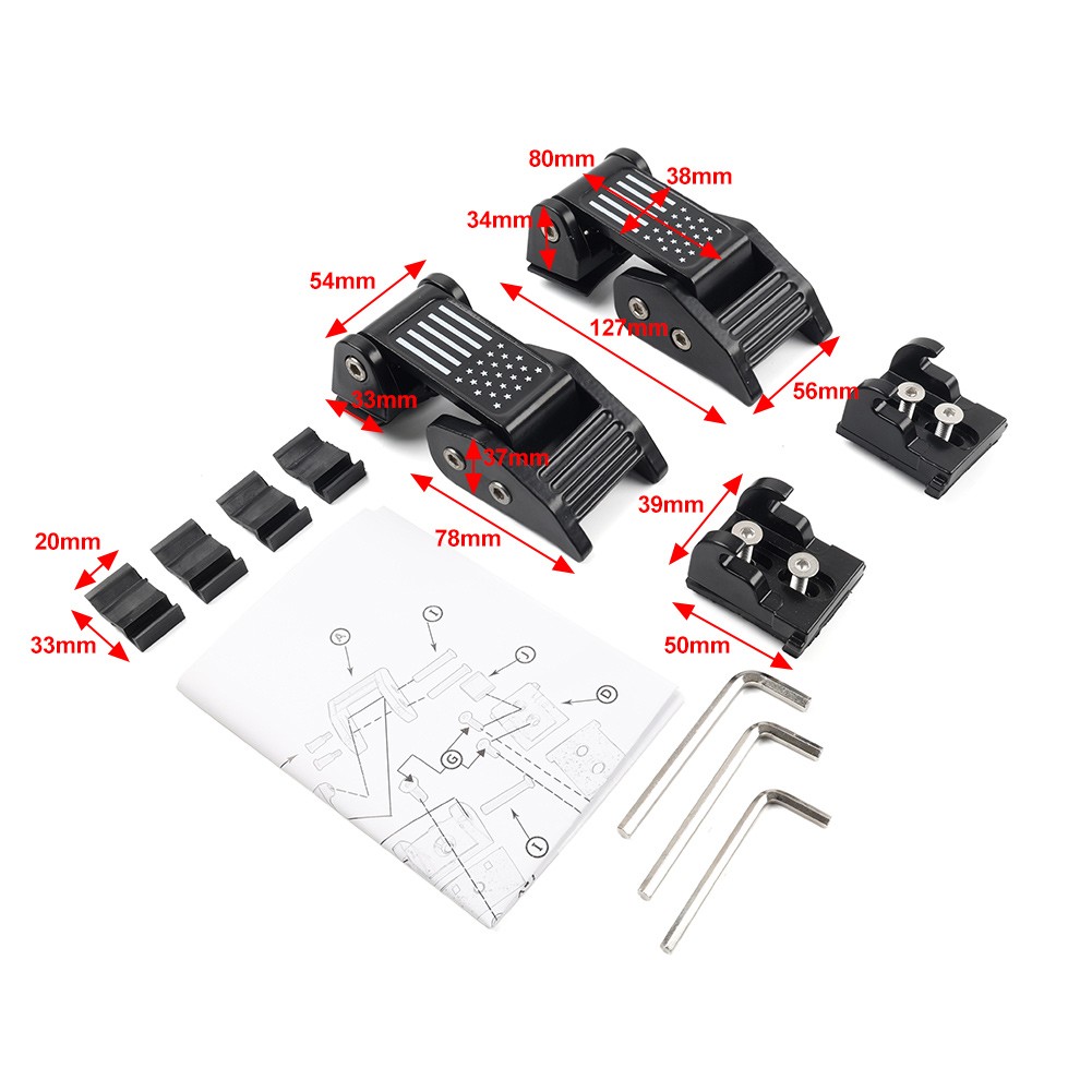 Hood Latch Buckle for Jeep Wrangler JK JL JT