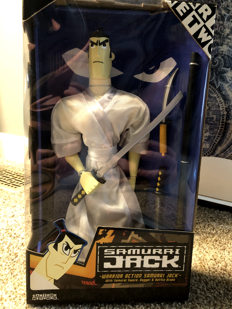 HUGE 12-inch vintage Samurai Jack figure NIB! Cartoon Network | eBay