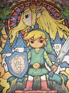 The Legend of Zelda: The Wind Waker Fabric Canvas Wall Scroll 42 x 31"