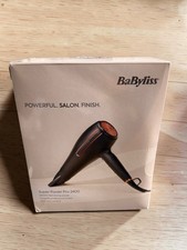 BaByliss Super Power 2400 Hair Dryer 5240U 2400W Ionic AC Motor Black Salon Fast