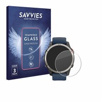3X Savvies Schutzglas FüR Garmin Quatix 7 Pro Echt Glas Panzer Display 9H