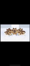 1/2 ct Champagne diamonds 9ct gold ring size R/S