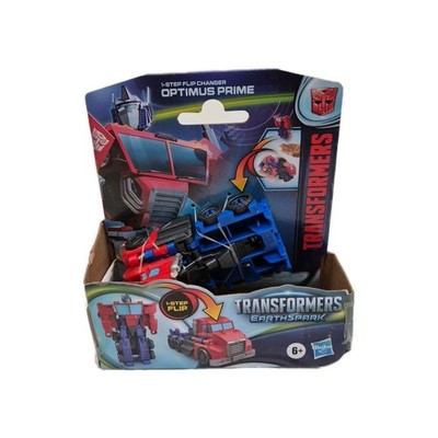 Transformers EarthSpark Optimus Prime 1-Step Flip Changer in Truck NEU OVP