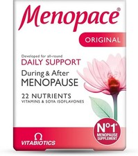 Vitabiotics Menopace 90 Capsuels - Advanced One-A-Day Support - 3 Month Supply