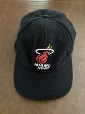 Vintage T.E.I. Miami Heat Inaugural/Old Logo Hat or Cap  Wool/Acrylic   1990  s