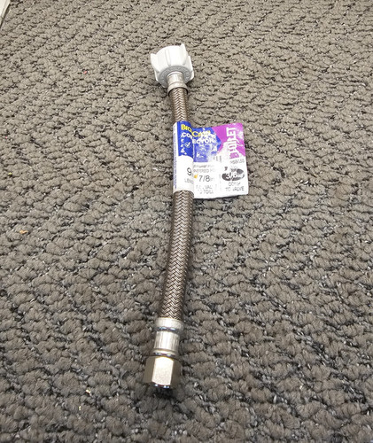 (QTY 5) Brasscraft PSB855 Toilet Water Supply Line 3/8 Comp x 7/8 Fill Valve