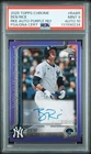 2025 Topps Chrome BEN RICE RABR Auto RC Purple Refractor 232/250 PSA 9 & PSA 10