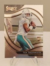 2020 Panini Select Tua Tagovailoa Rare Field Level Rookie Card #345. rookie card picture