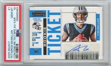 TETAIROA MCMILLAN 2025 SELECT CONTENDERS VARIATION ROOKIE TICKET AUTO #1 PSA 10