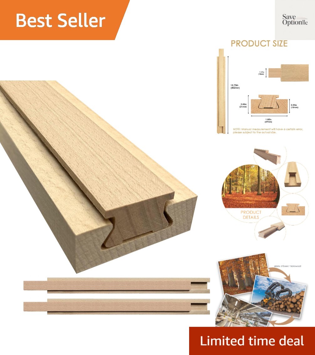 Wood Center/Bottom/Classic Mounted Drawer Slides, 15.7 Inche