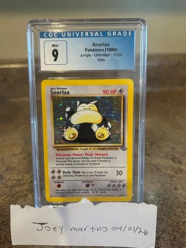 Snorlax 11/64 Jungle Holo