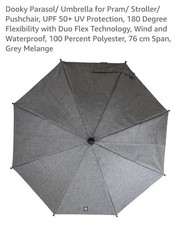 Dooky Universal Stroller Parasol | Grey