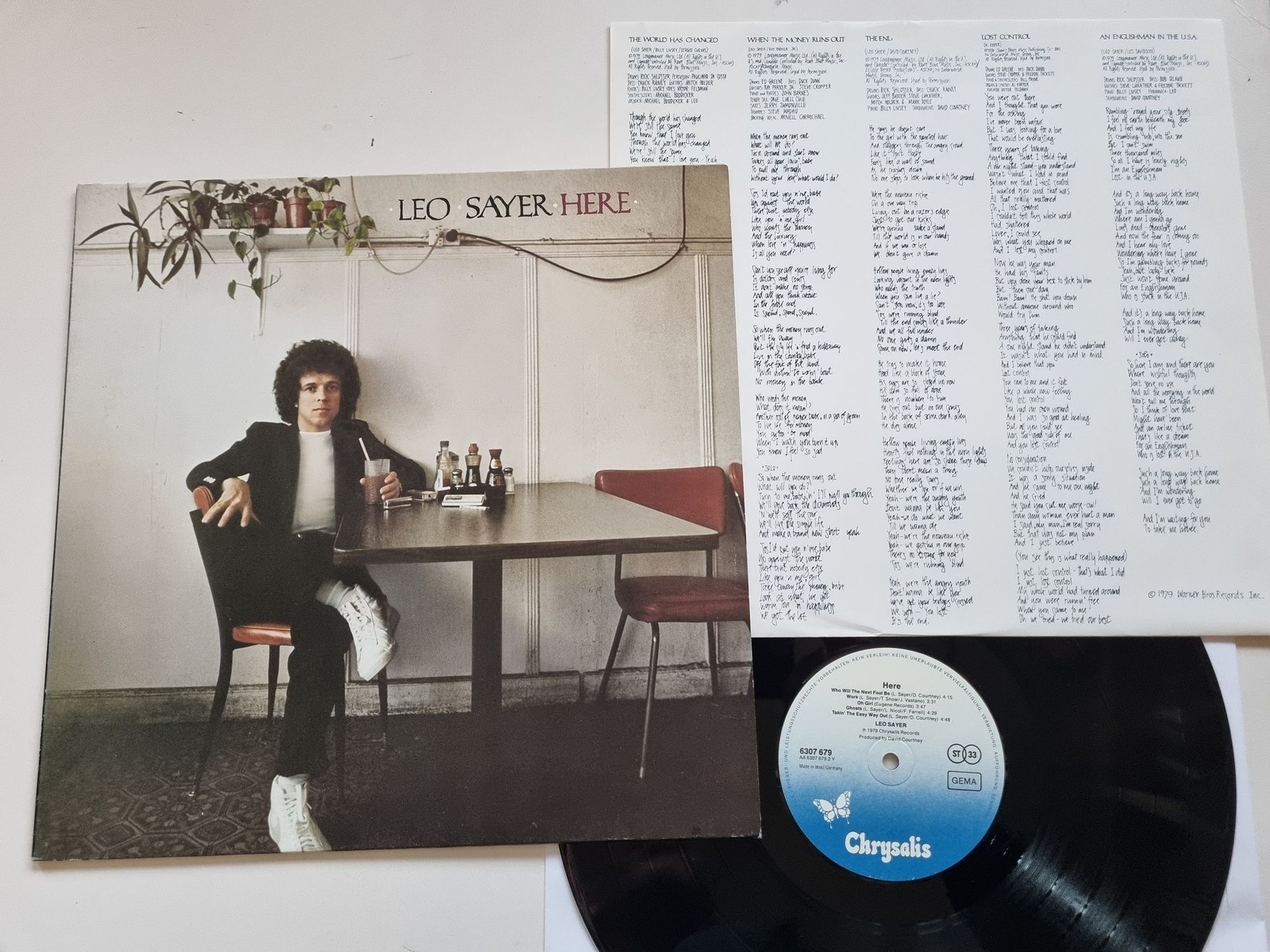 Leo Sayer - Here Vinyl LP Germany