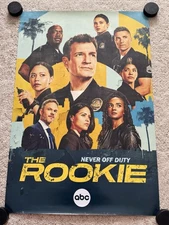 ABC the Rookie 27x40 Promotional Poster Nathan Fillion Eric Winter Jenna Dewan