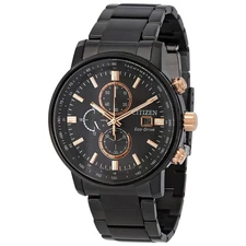 Citizen Chronograph Eco-Drive Black Dial Men's Watch CA0846-81E