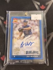 Blue Pat Hentgen Auto 2016 Topps Archives Fan Favorites Autograph #FFA-PH /199