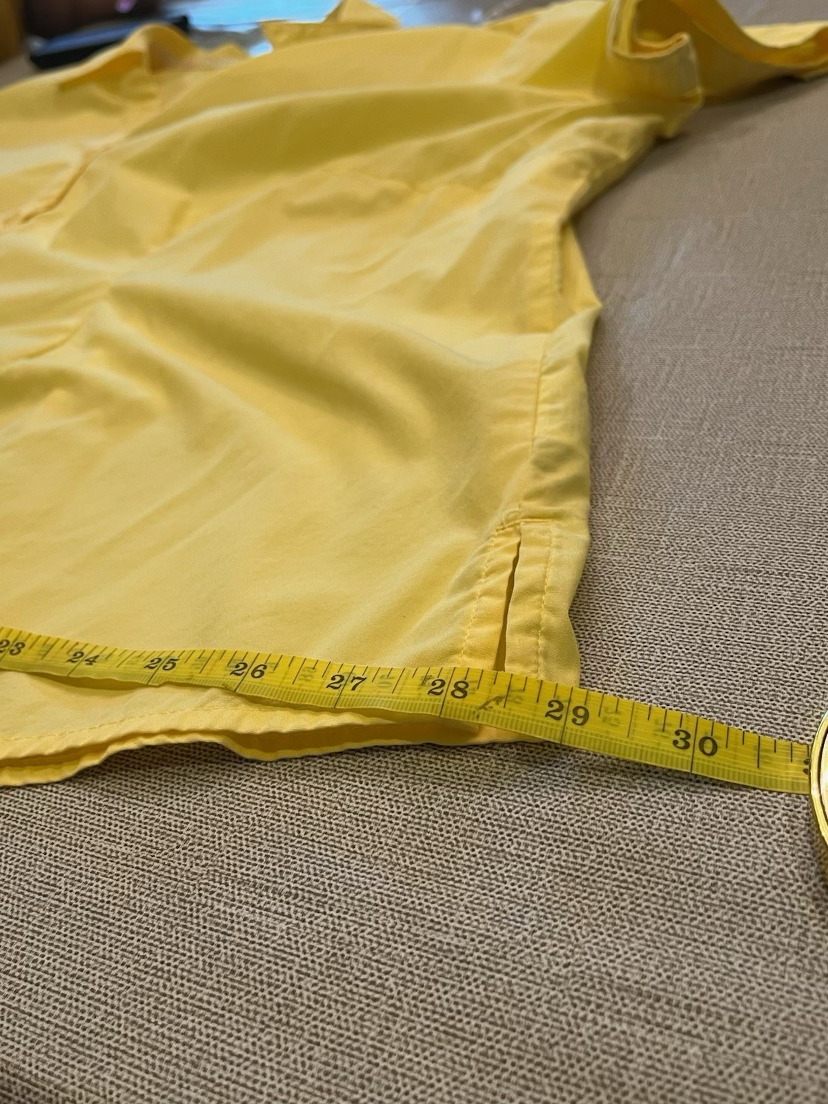 Basic Editions 3x Yellow Blouse - image 3